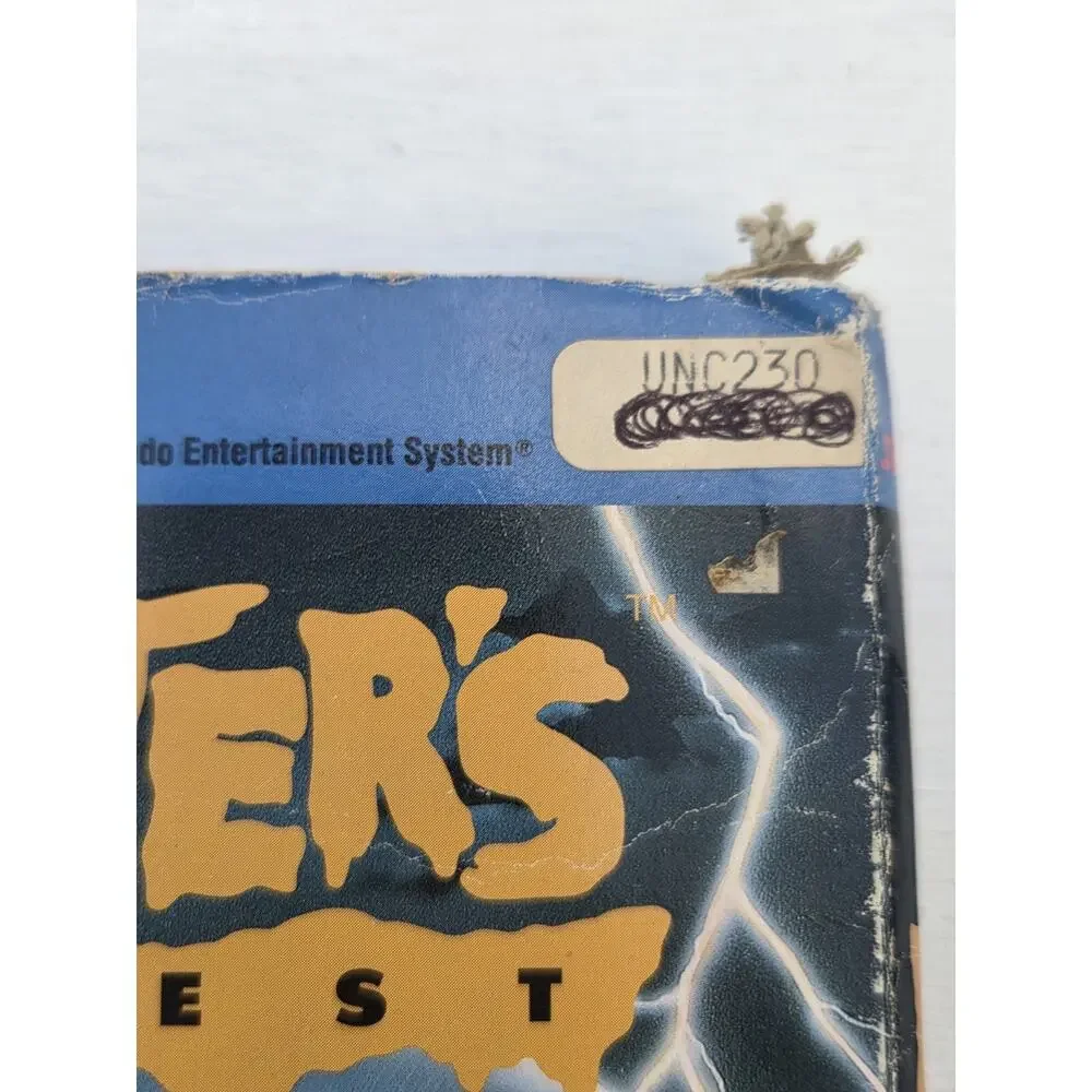 Nintendo NES Game Addams Family: Uncle Fester's Quest With Box And Manual
